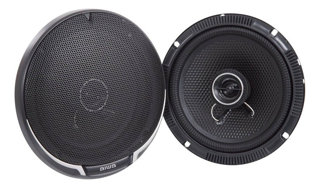 Parlantes Auto Aiwa 2 Vias 200w 16 Cm Taw1633 / Tecnocenter Color Negro