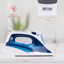 Plancha Daewoo 270 Ml Revestimiento Antiadherente 1200w Color Azul Oscuro