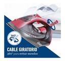 Plancha De Vapor Antiadherente Oster Durable Roja - P5012 Color Rojo