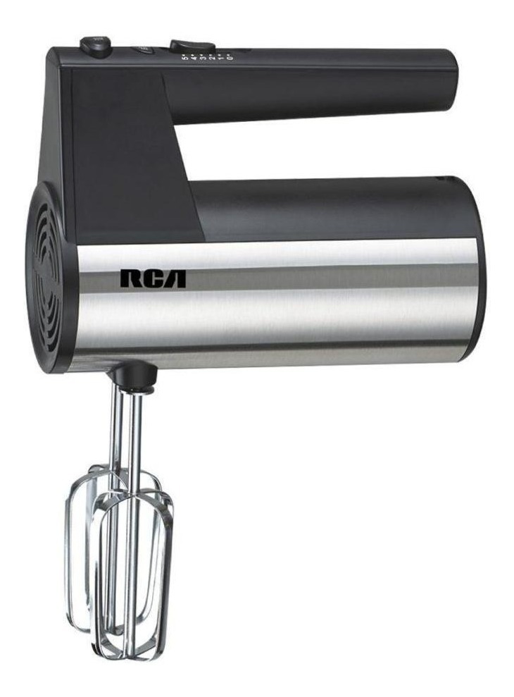 Rca Batidora De Mano Acero Inoxidable Rc-68 Color Negro