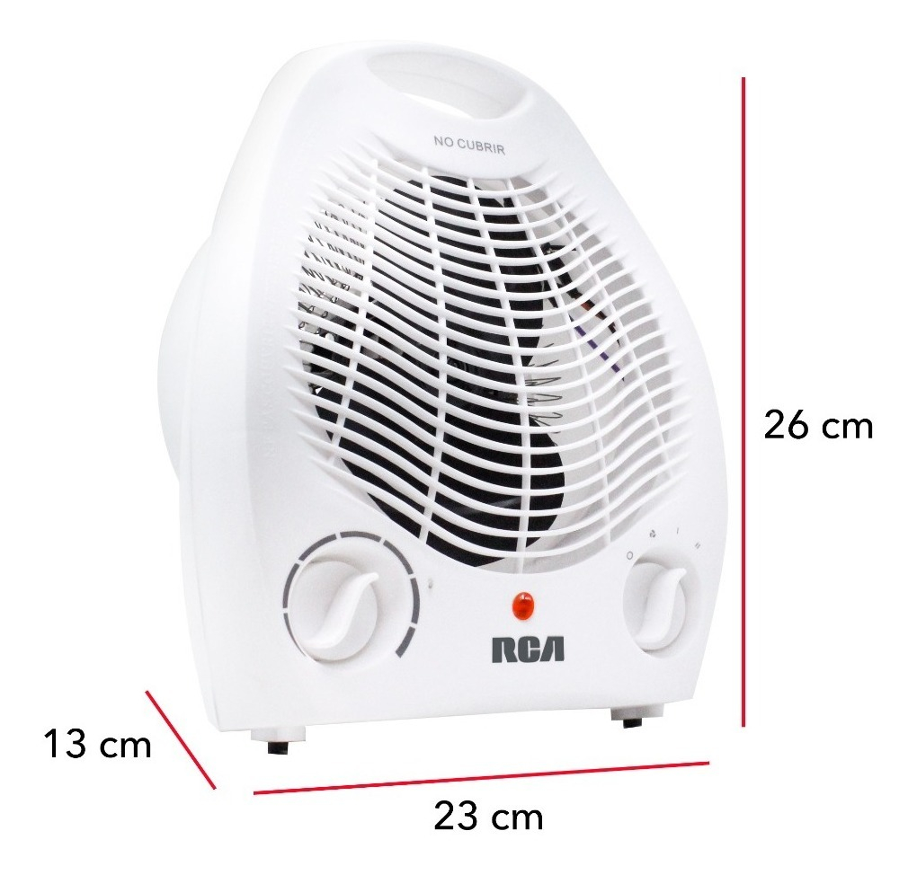 Rca Calefactor Con Ventilador Rc-a01 Color Blanco