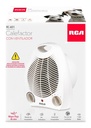 Rca Calefactor Con Ventilador Rc-a01 Color Blanco