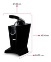 Rca Exprimidor De Cítricos Eléctrico Con Palanca Rc-619 Color Negro