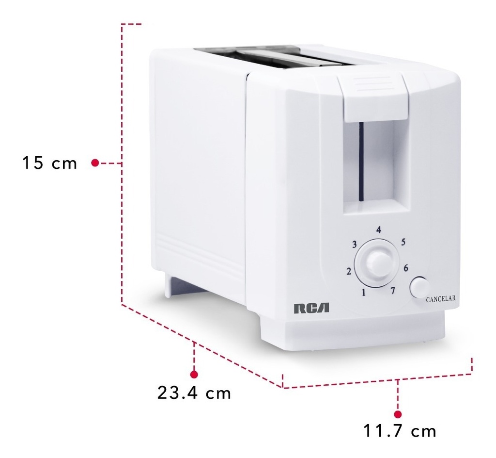 Rca Tostador De Pan Rc-t1 Color Blanco