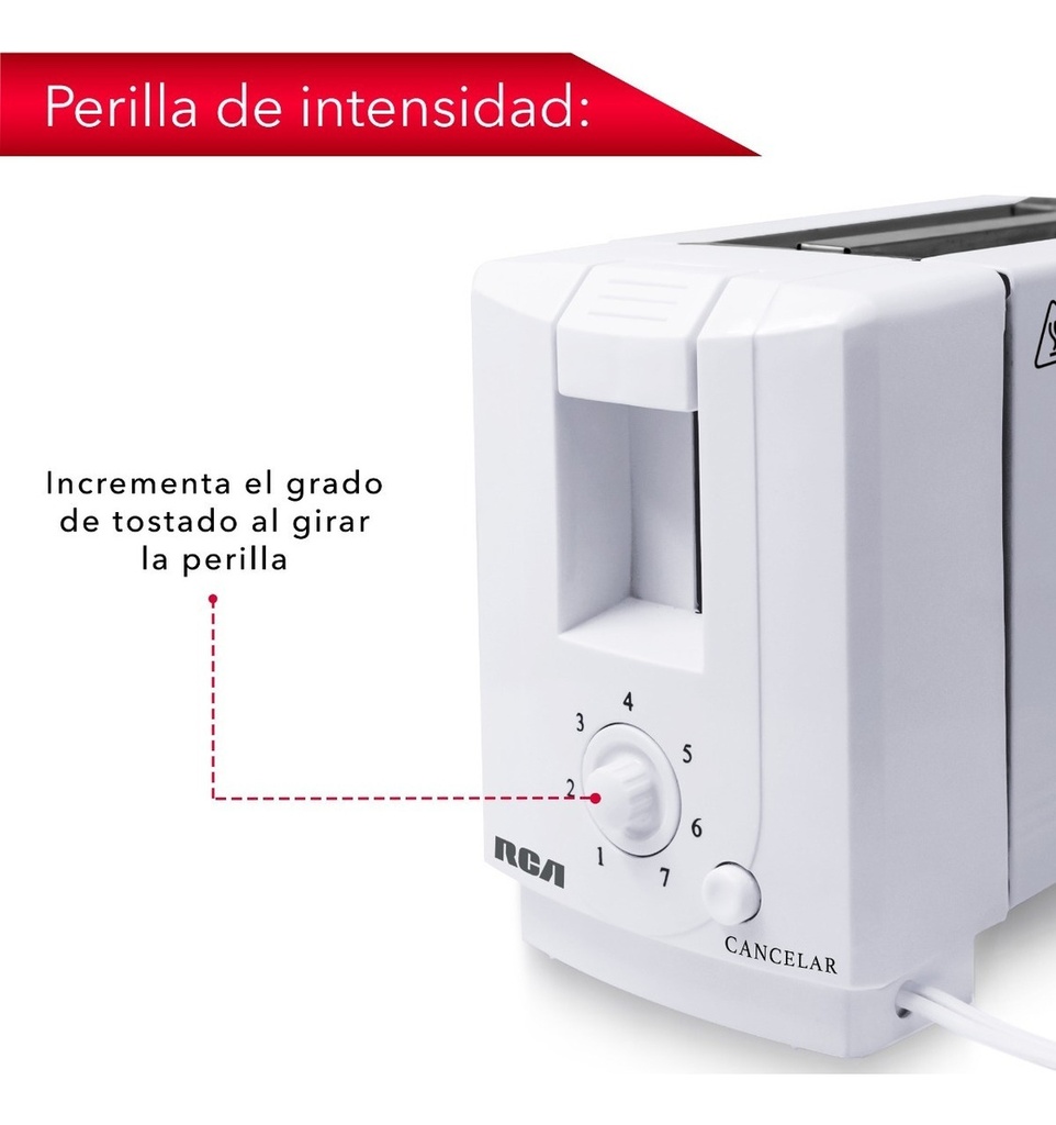 Rca Tostador De Pan Rc-t1 Color Blanco