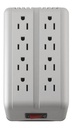 Regulador De Voltaje Koblenz Bp-1400-i 1400va Hasta 800w 8 Contactos Para Computadoras, Televisores, Consolas