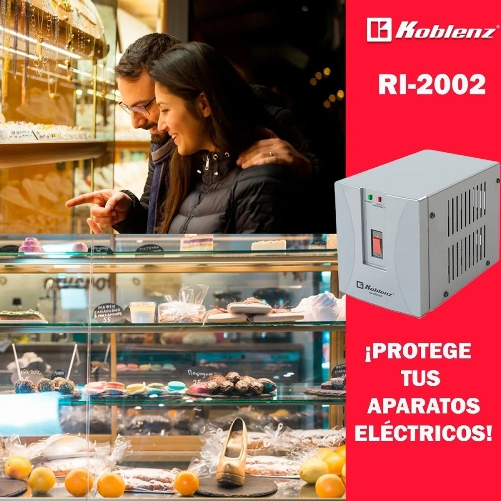 Regulador De Voltaje Koblenz Ri Ri-2002 2000va 120v Color Blanco