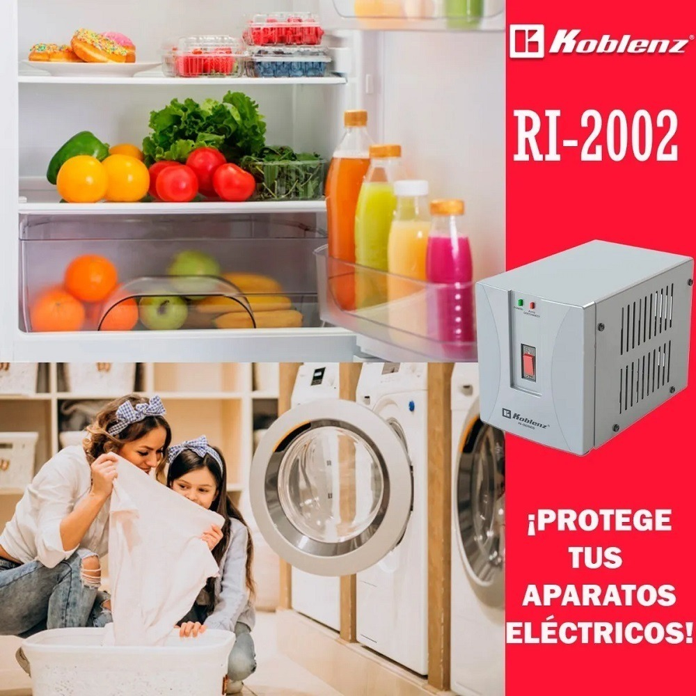 Regulador De Voltaje Koblenz Ri Ri-2002 2000va 120v Color Blanco