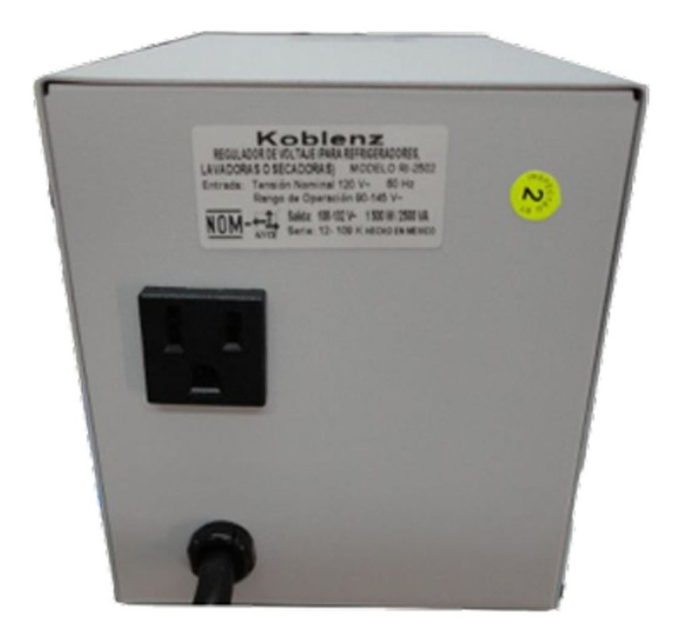 Regulador Ri-1502 Koblenz® 15.0 Amp, 1 Contacto Nema5-15r Color Gris