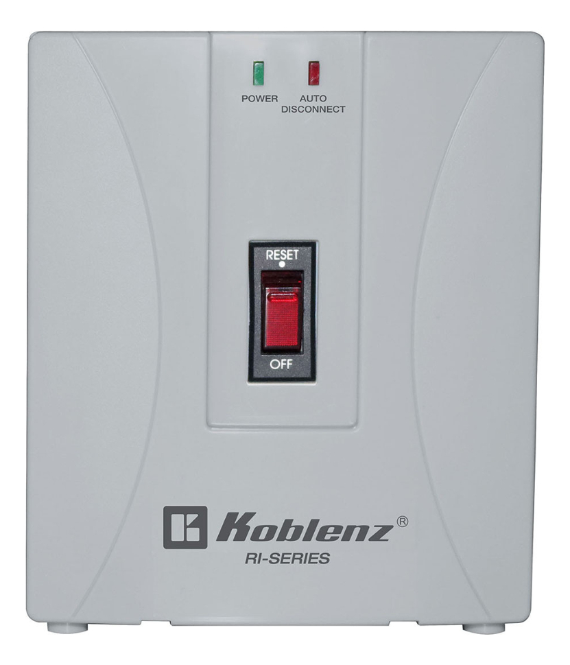 Regulador Ri-1502 Koblenz® 15.0 Amp, 1 Contacto Nema5-15r Color Gris