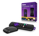 Roku Express 4k+ 3941 De Voz 4k Negro Con 1gb De Memoria Ram