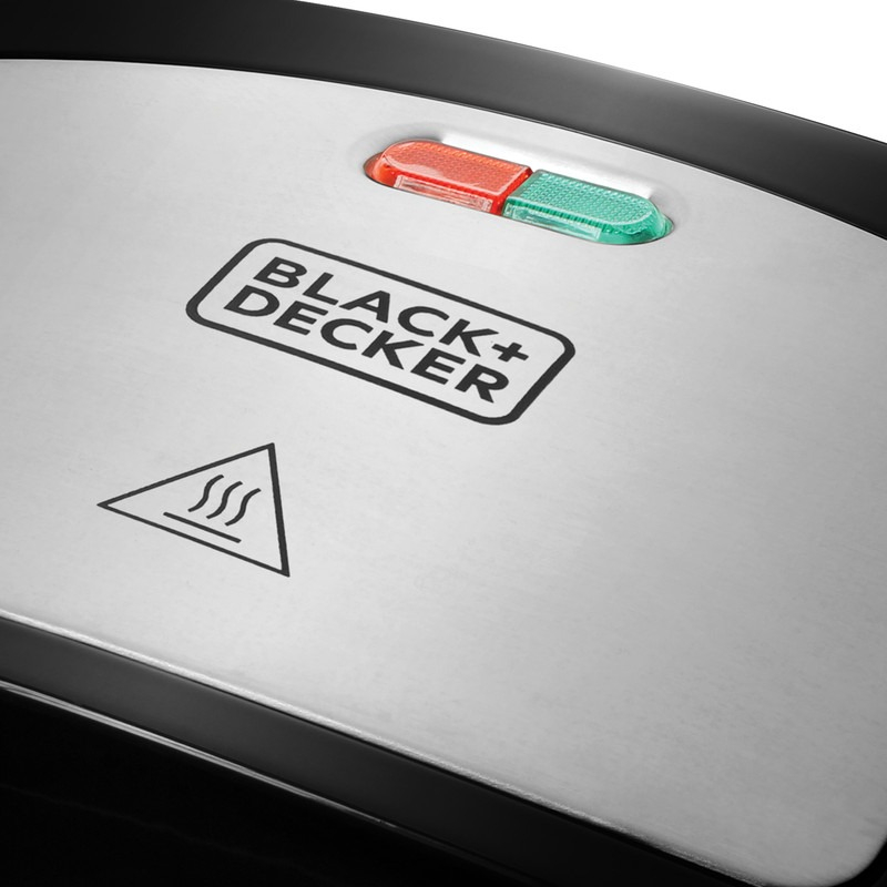 Sandwichera Black + Decker Sm24530 De Placas Profundas