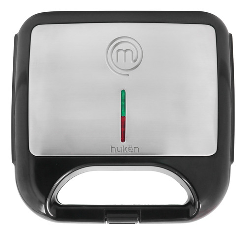 Sandwichera Eléctrica Huken Mk-sm-2ss Sandwicheras-y-paninis Color Plateado 127v