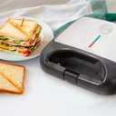Sandwichera Eléctrica Huken Mk-sm-2ss Sandwicheras-y-paninis Color Plateado 127v
