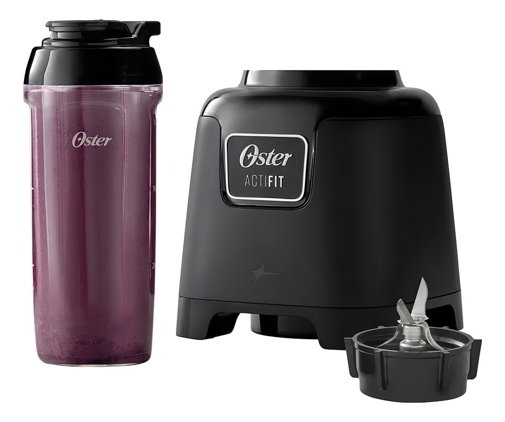 Sistema De Nutricion Oster Actifit Cuchilla Trituradora Color Negro