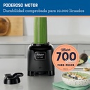 Sistema De Nutricion Oster Actifit Cuchilla Trituradora Color Negro