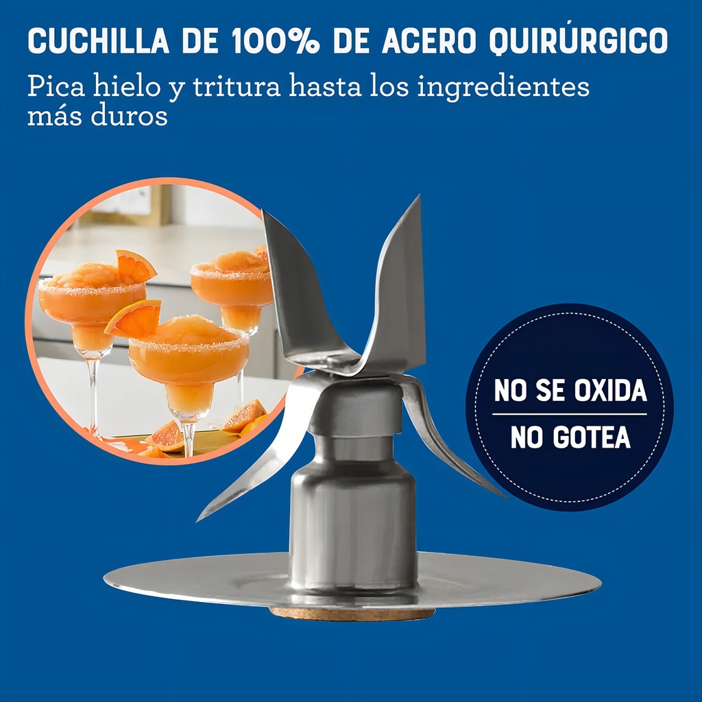 Sistema De Nutricion Oster Actifit Cuchilla Trituradora Color Negro