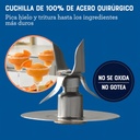 Sistema De Nutricion Oster Actifit Cuchilla Trituradora Color Negro