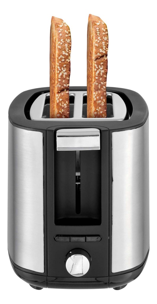 Tostador De Pan Koblenz De 2 Rebanadas 800w Con 7 Niveles De Tostado Color Tkm-800 In Acero Inoxidable