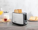 Tostador De Pan Koblenz De 2 Rebanadas 800w Con 7 Niveles De Tostado Color Tkm-800 In Acero Inoxidable