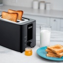 Tostador De Pan Ranura Xg 2 Rebanadas Masterchef By Hukën Color Negro