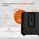 Tostador De Pan Ranura Xg 2 Rebanadas Masterchef By Hukën Color Negro