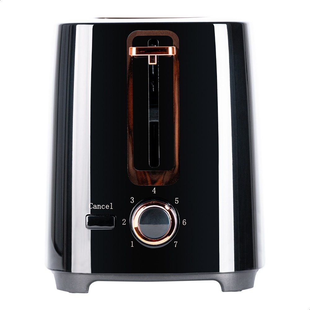 Tostador De Pan Y Bagel 2 Rebanadas 7 Niveles 700w Daewoo Color Negro