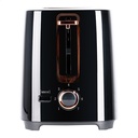Tostador De Pan Y Bagel 2 Rebanadas 7 Niveles 700w Daewoo Color Negro