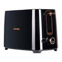 Tostador De Pan Y Bagel 2 Rebanadas 7 Niveles 700w Daewoo Color Negro
