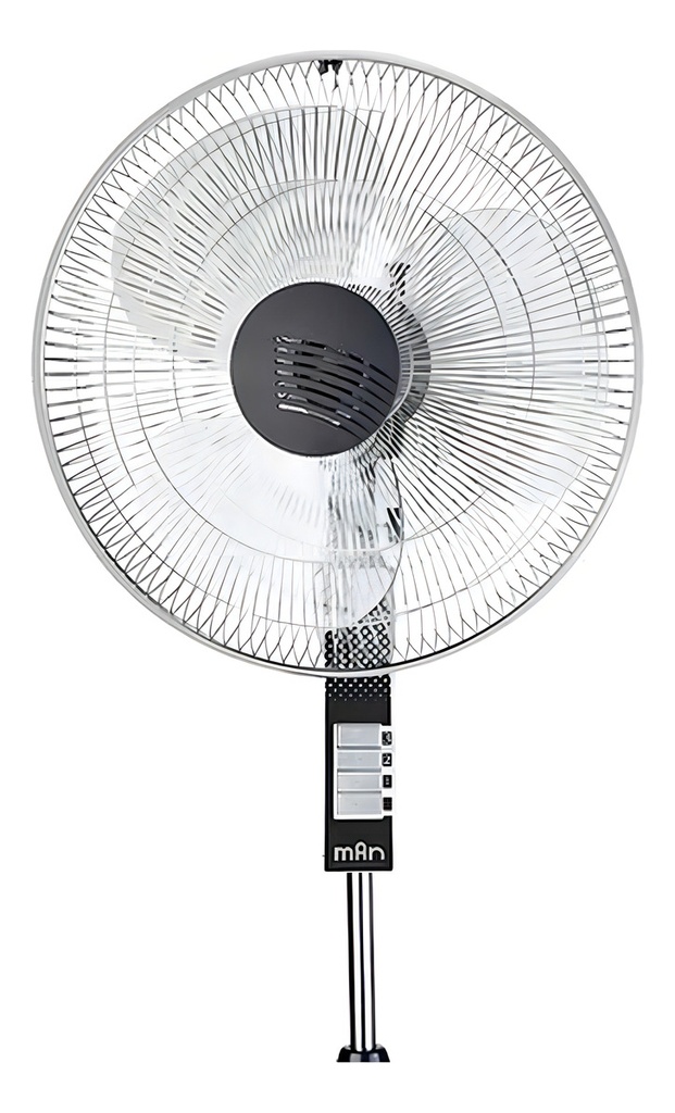 Ventilador De Pedestal 16 Marca Man Vpg-9016 3 Vel 3 Aspas Estructura Negro Aspas Gris Claro Diámetro 30 Cm Material De Las Aspas Plástico
