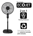 Ventilador De Pedestal Taurus Silent Power Cantidad De Aspas 6 Color De La Estructura Negro Diámetro 18   Material De Las Aspas Plástico