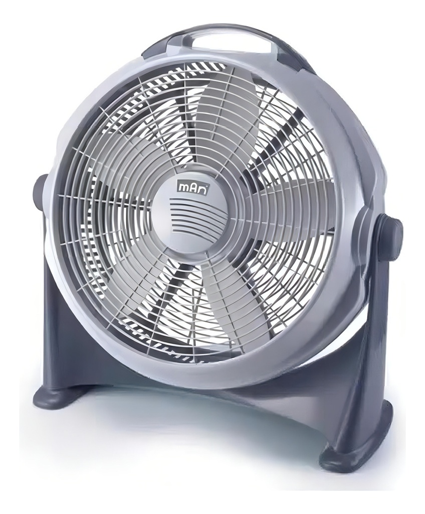 Ventilador De Piso 20 Pulgadas 125 W Circulador Marca Man Cantidad De Aspas 5 Estructura Gris Diámetro 20   Material De Las Aspas Plástico