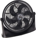 Ventilador De Piso Taurus Rush, 20 , Ecojet, Empotrable Color De La Estructura Negro Color De Las Aspas Negro