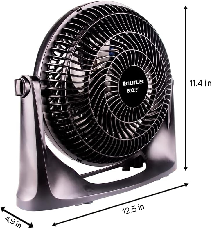 Ventilador Mesa Y Pared Taurus Oasis 10 Pul. Gran Flujo Cantidad De Aspas 6 Color De La Estructura Negro Diámetro 26 Cm Material De Las Aspas Plástico