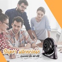 Ventilador Mesa Y Pared Taurus Oasis 10 Pul. Gran Flujo Cantidad De Aspas 6 Color De La Estructura Negro Diámetro 26 Cm Material De Las Aspas Plástico