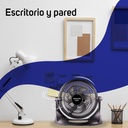 Ventilador Mesa Y Pared Taurus Oasis 10 Pul. Gran Flujo Cantidad De Aspas 6 Color De La Estructura Negro Diámetro 26 Cm Material De Las Aspas Plástico