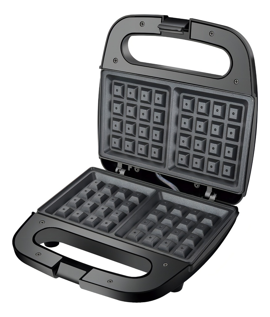 Wafflera Belga Power Ready 2 Rebanadas Acero Masterchef