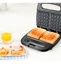 Wafflera Belga Power Ready 2 Rebanadas Acero Masterchef