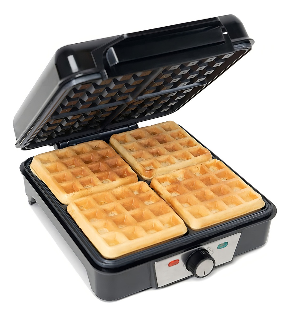 Waflera Eléctrica Masterchef  Mk-wm-4 Color Gris 127v