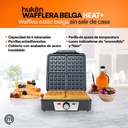 Waflera Eléctrica Masterchef  Mk-wm-4 Color Gris 127v