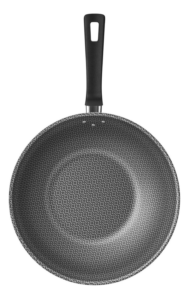Wok Tramontina Loreto 28 Cm 3.6 L Color Rojo