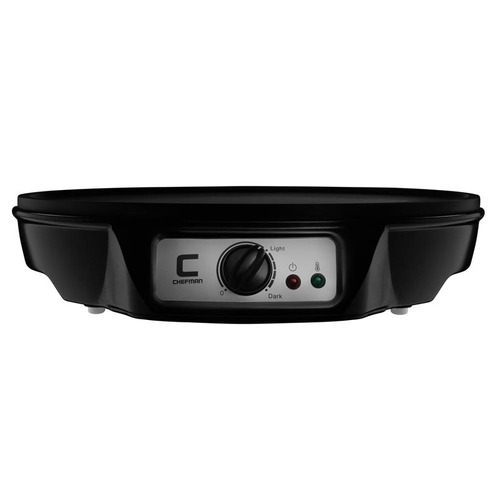 Crepera Electrica Rj33-c Chefman Color Negro
