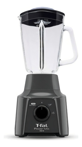 Licuadora T-fal Power Mix Ln283bmx 1.25 L Con Vaso De Vidrio Color Gris