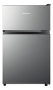 Refrigerador Con Freezer Frigobar Hisense Frigobar Rt31d6agx1 Color Gris Con Capacidad De 87l 127v