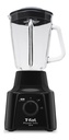 Licuadora De 2 Velocidades Powermix Negra Con Vaso De Vidrio De 1.25 L, 550 W,t-fal Ln2838mx