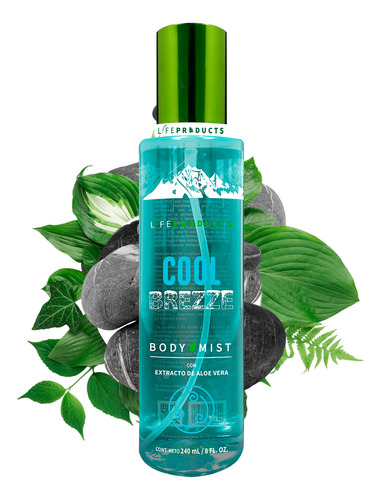 [018015005415] Body Mist Cool Brezze Con Aloe Vera By Life Products