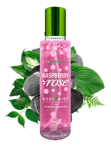 [018015004074] Body Mist Raspbeery Rose Con Aloe Vera By Life Products