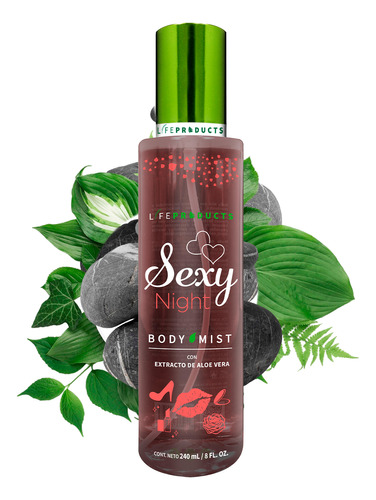 [018015020593] Body Mist Sexy Night Con Aloe Vera By Life Products