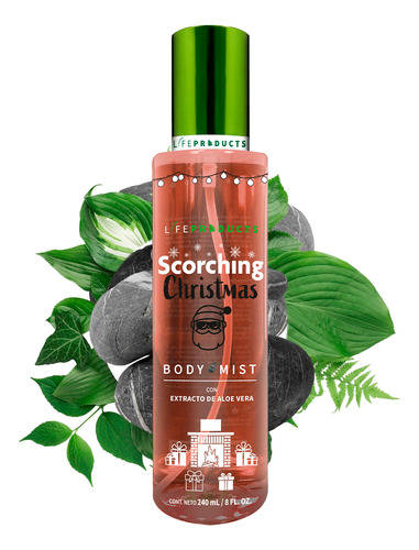 [018015011423] Body Mist Scorching Christmas Con Aloe Vera By Life Products