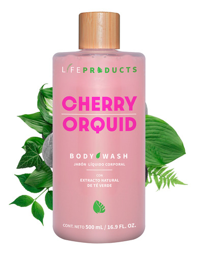 [018015870051] Jabón Líquido Corporal Cherry Orquid 500 Ml Life Products